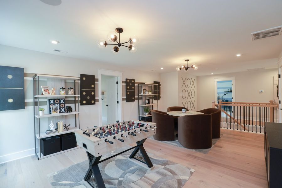 Furnished interior in a model home at The Village at Horse Creek in Graniteville (Image 23).