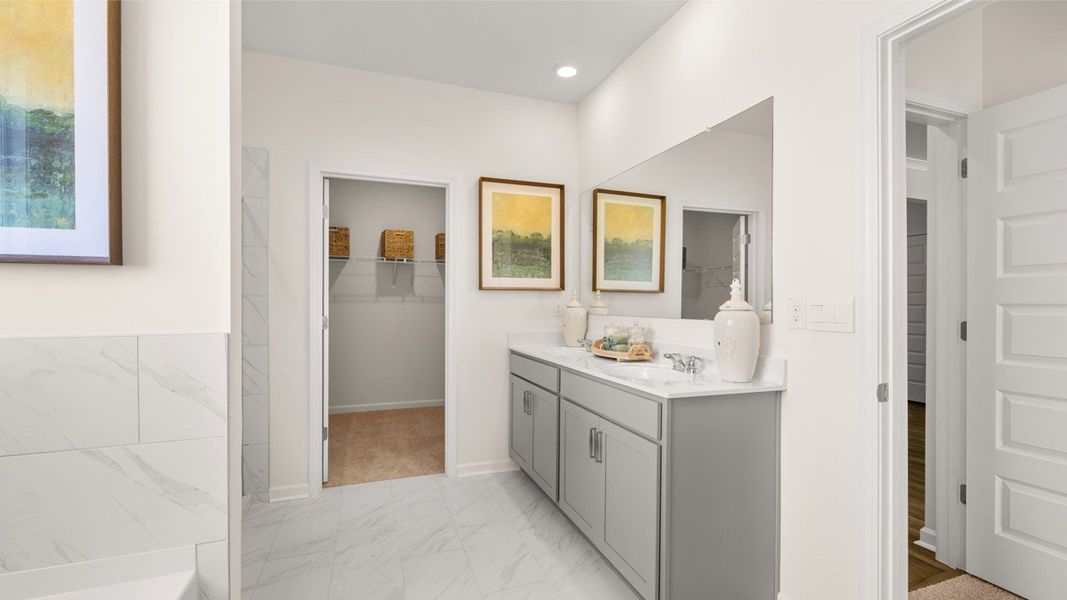 Furnished interior in a model home at Kingston Ranch at Lake Oconee in Buckhead (Image 11). Furnished interior in a model home at Kingston Ranch at Lake Oconee in Buckhead (Image 11).