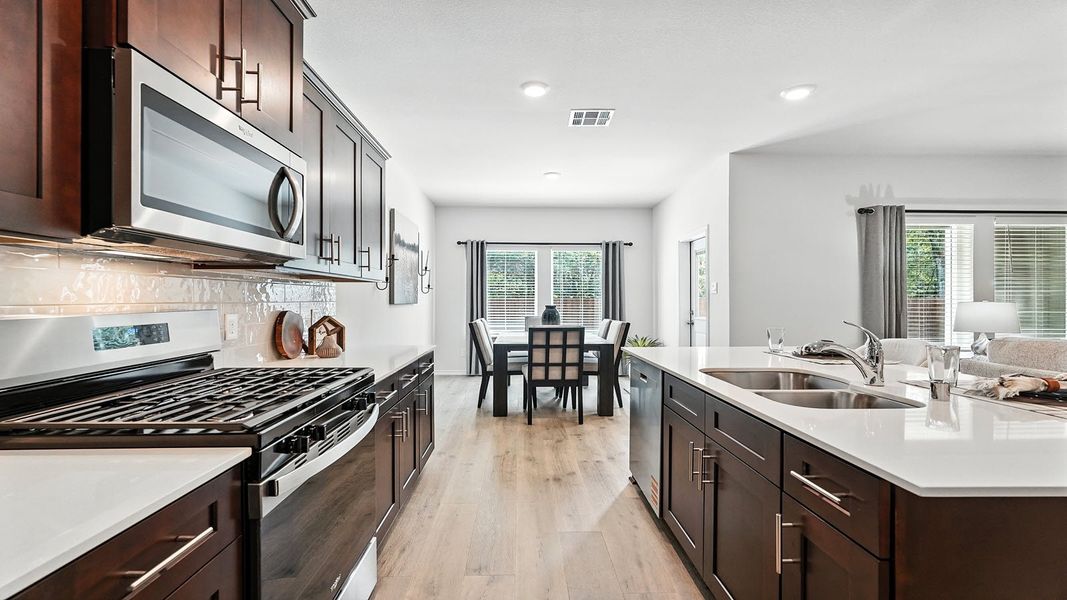 Furnished interior in a model home at The Reserve at Timber Creek in Lindale (Image 12).