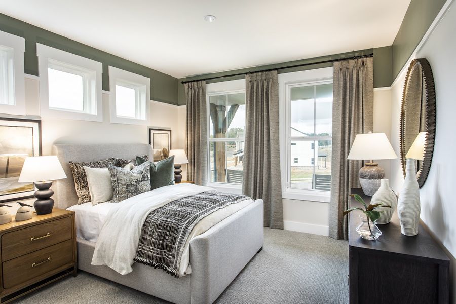 Furnished interior in a model home at The Paddocks at Doc Hughes in Buford (Image 7). Furnished interior in a model home at The Paddocks at Doc Hughes in Buford (Image 7).