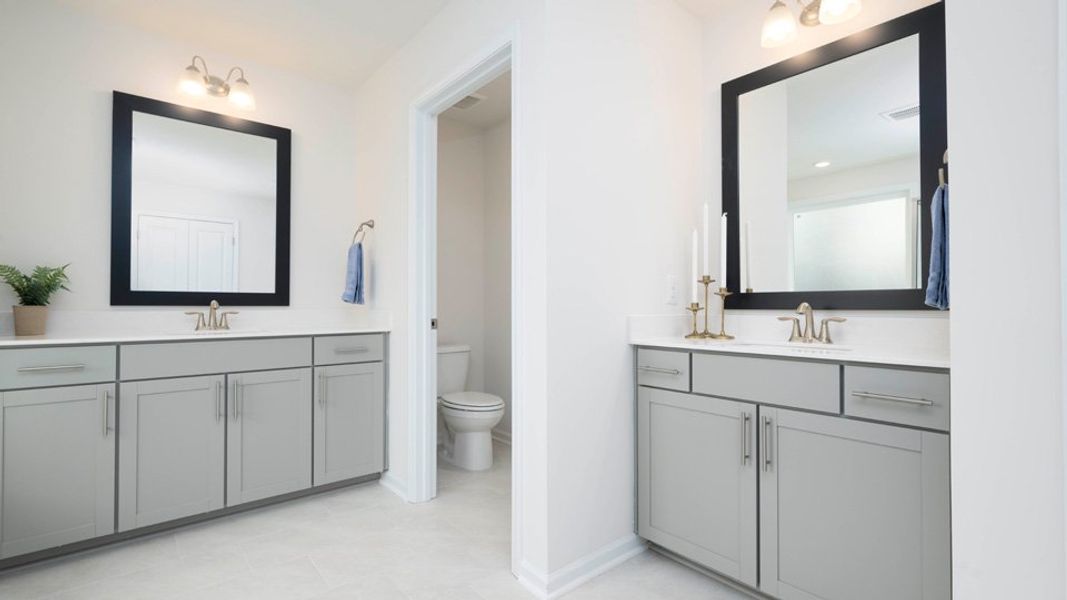 Furnished interior in a model home at The Enclave at Old Fields in Haw River (Image 12). Furnished interior in a model home at The Enclave at Old Fields in Haw River (Image 12).