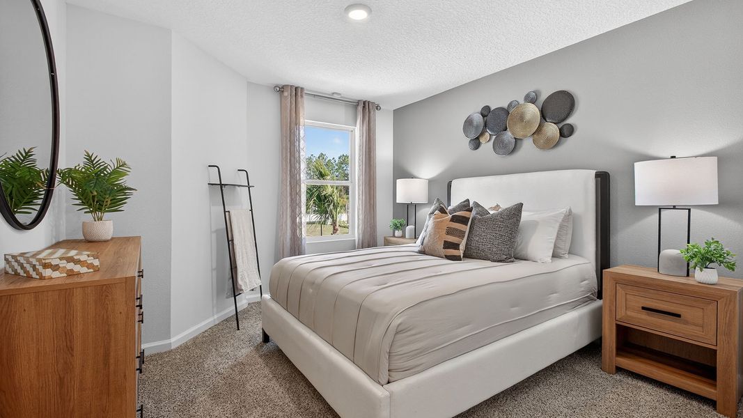 Furnished interior in a model home at Corsair in Middleburg (Image 29).