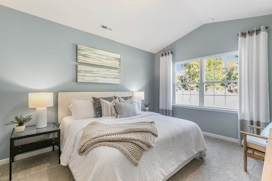 Furnished interior in a model home at Southbury in Carthage (Image 25).