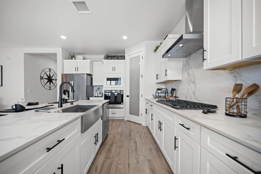 Furnished interior in a model home at Summer Sky North in El Paso (Image 25).