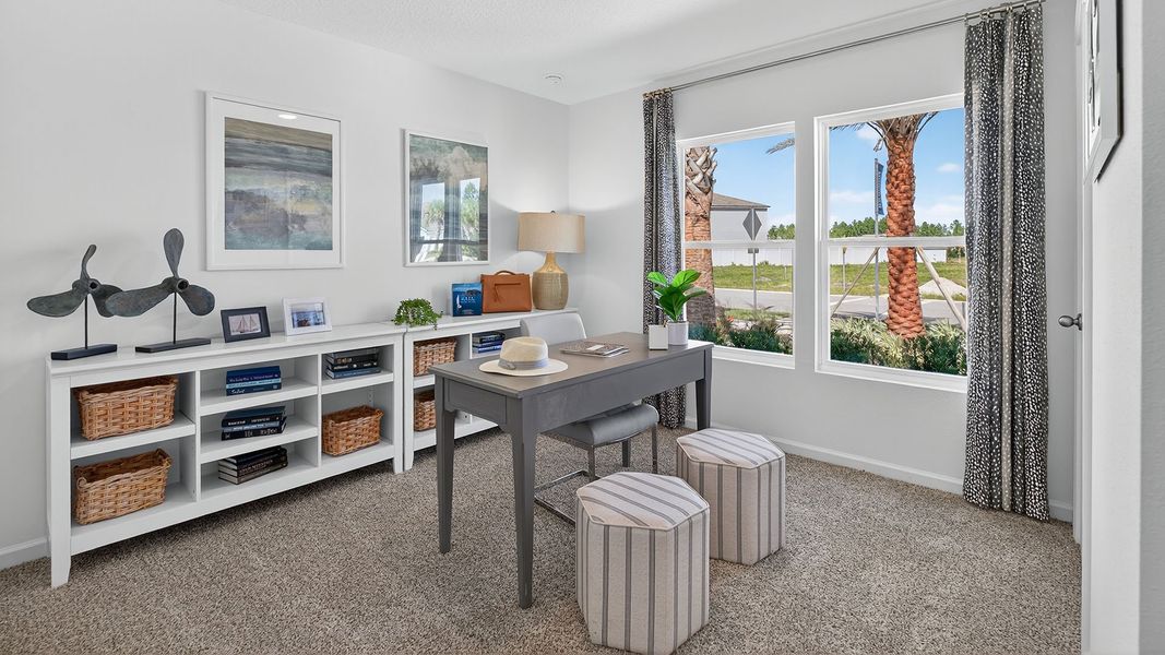 Furnished interior in a model home at Palm Coast Homesites in Palm Coast (Image 21).