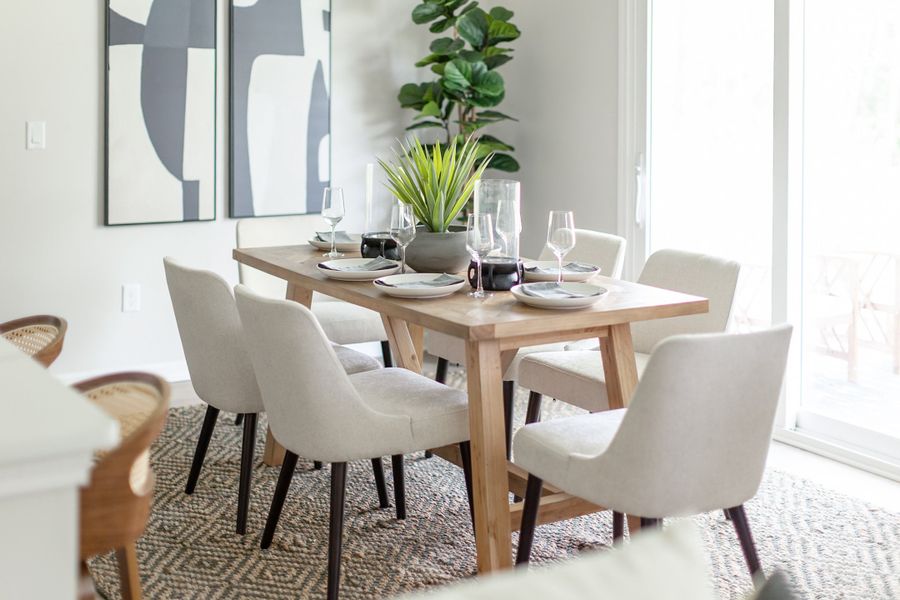 Furnished interior in a model home at Sweetwater in Brunswick (Image 6).
