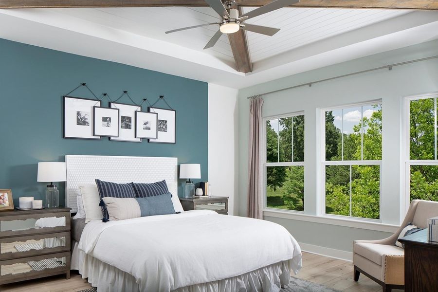 Furnished interior in a model home at Encore - Restore at Carolina Park - Tradition Series in Mount Pleasant (Image 35).