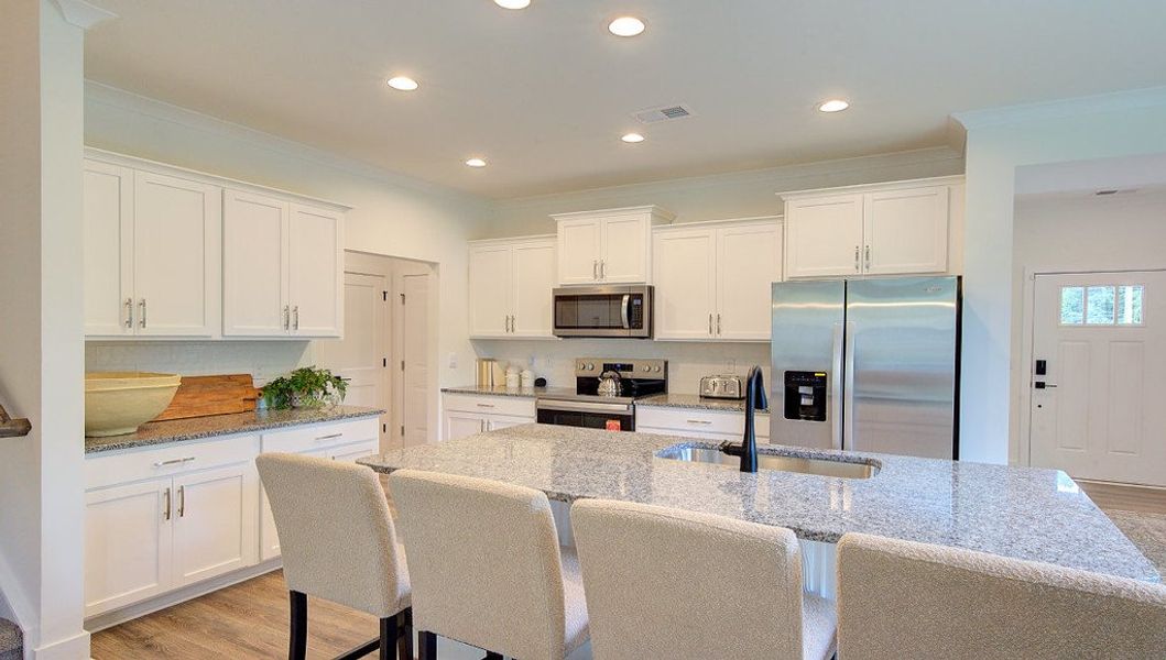 Furnished interior in a model home at Pleasant Grove in Weaverville (Image 4).