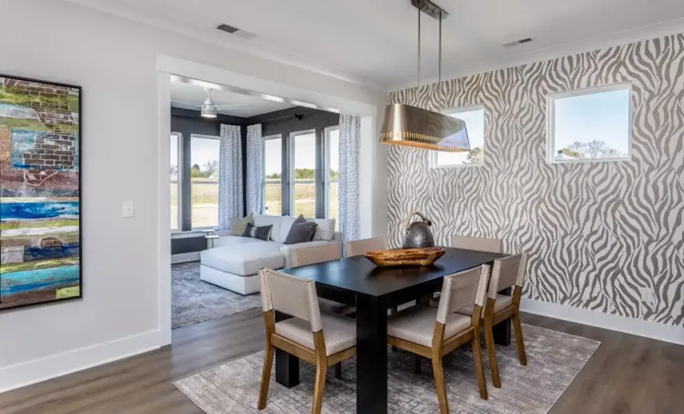 Furnished interior in a model home at Paisley Pointe in Boiling Springs (Image 26).