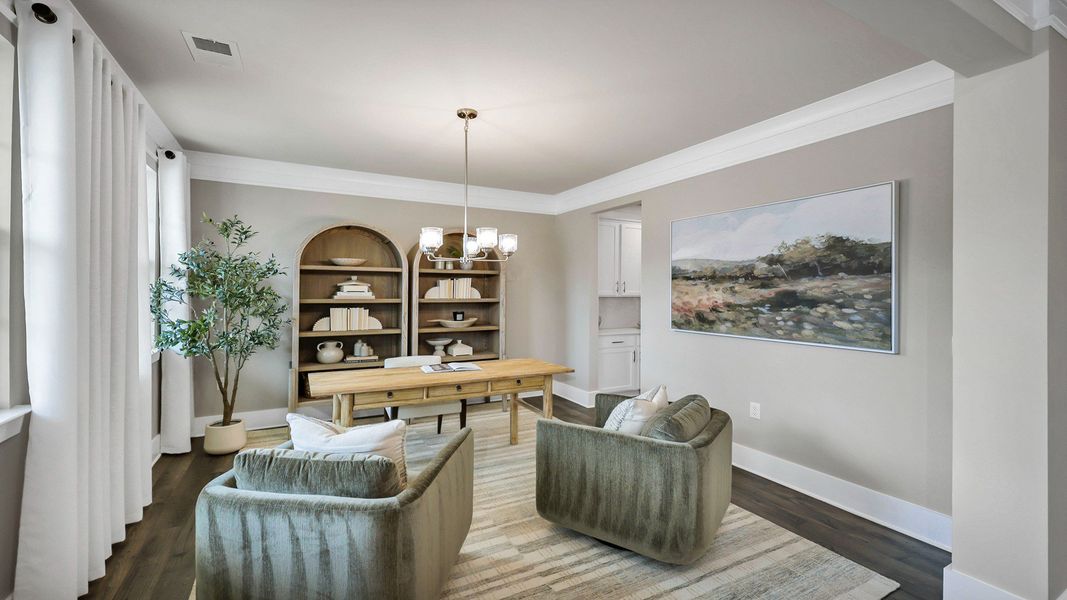 Furnished interior in a model home at Livingston Woods in Irmo (Image 22). Furnished interior in a model home at Livingston Woods in Irmo (Image 22).