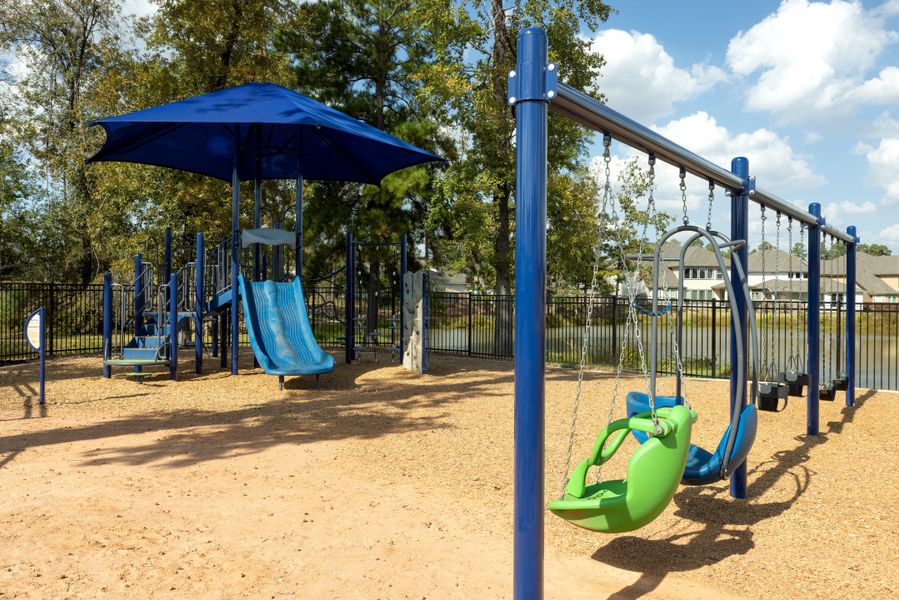 Lots of fun to be had at the new playground.