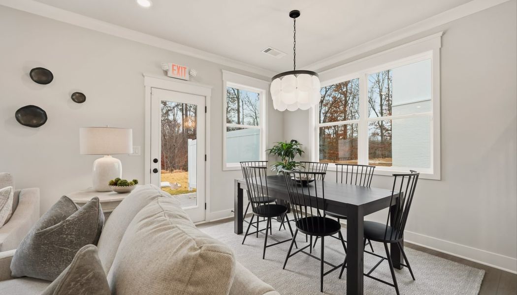 Furnished interior in a model home at Millstone at Mundy Mill in Gainesville (Image 20).