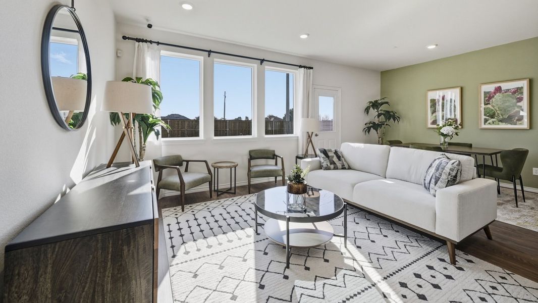 Furnished interior in a model home at Arbor Trails South in Princeton (Image 31).