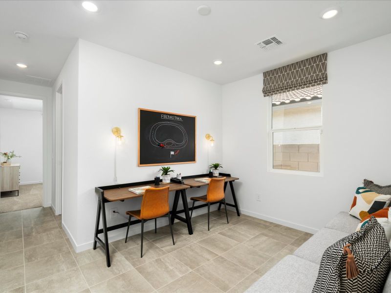 Living Area in the Lark Floorplan at Rancho Mirage