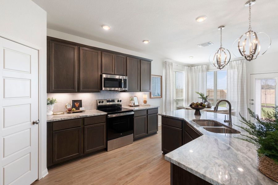 Furnished interior in a model home at The Reserve at Turnbo Ranch in Killeen (Image 8). Furnished interior in a model home at The Reserve at Turnbo Ranch in Killeen (Image 8).