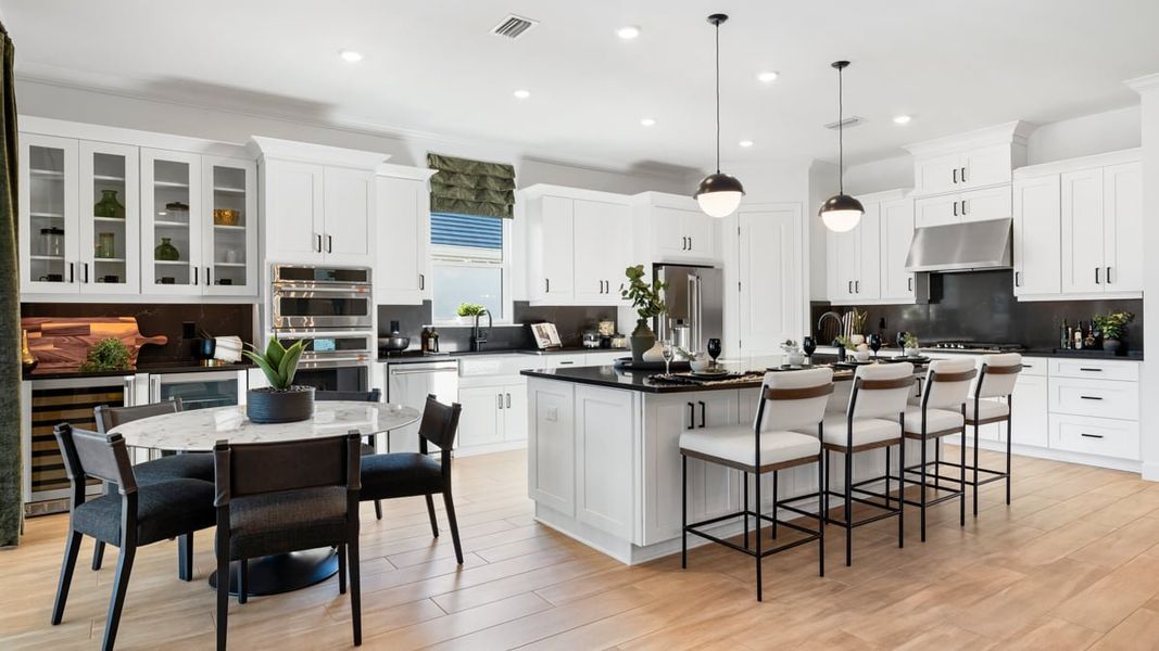 Furnished interior in a model home at Esplanade at Wellen Park in Englewood (Image 7).