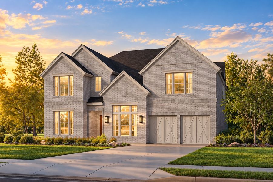 Front exterior of a home in the Dominion Estates community, located in Frisco, TX (Image 4).