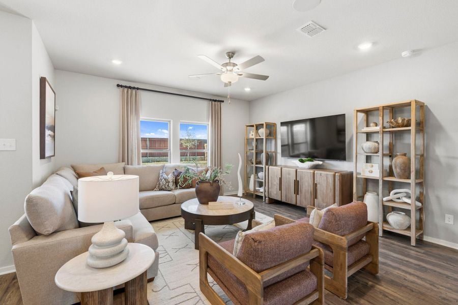 Furnished interior in a model home at Heartland in Heartland (Image 29). Furnished interior in a model home at Heartland in Heartland (Image 29).