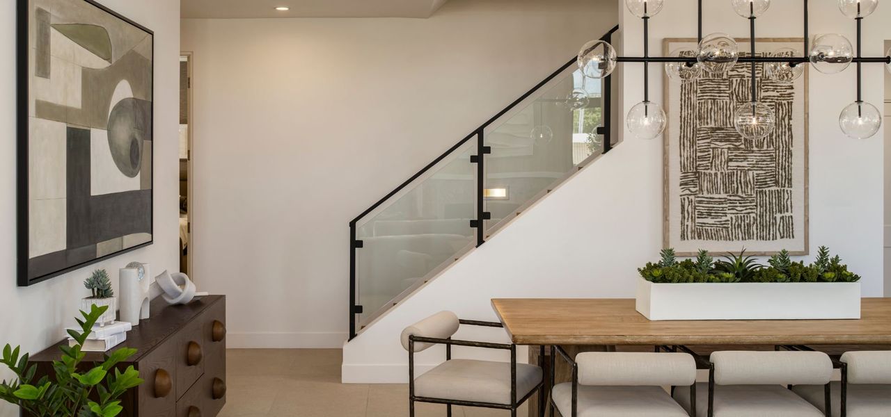 Furnished interior in a model home at Viridian in Phoenix (Image 7).