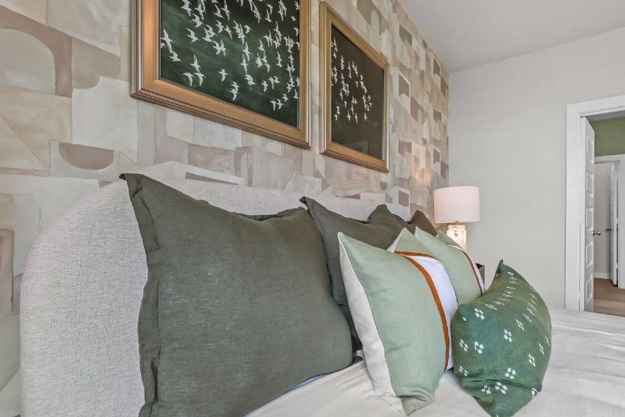 A couch with pillows. A couch with pillows.