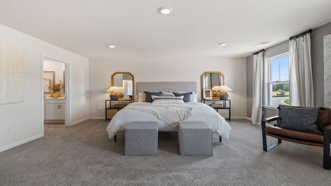 Furnished interior in a model home at Harrier Point in Woodruff (Image 23).