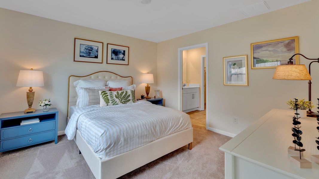Furnished interior in a model home at Johnson Farms in Greeneville (Image 12).