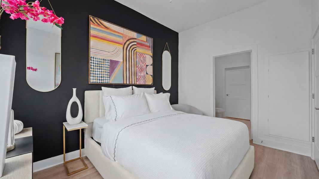 Furnished interior in a model home at Concourse at Mueller in Austin (Image 13).