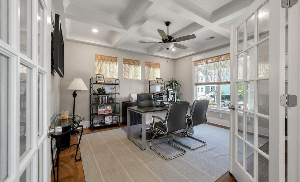 Furnished interior in a model home at Landings at Sweetwater in Charleston (Image 8). Furnished interior in a model home at Landings at Sweetwater in Charleston (Image 8).