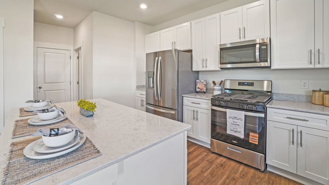 Furnished interior in a model home at Keebler Meadows in Johnson City (Image 19).