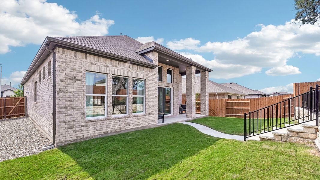Exterior details of a home in The Enclave at Bar W Ranch, Leander (Image 17). Exterior details of a home in The Enclave at Bar W Ranch, Leander (Image 17).