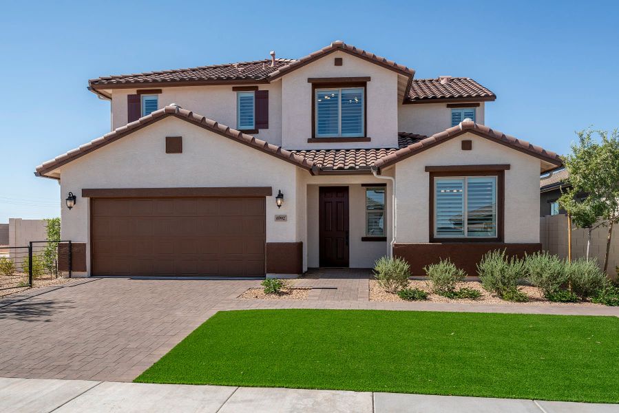 Front exterior of a home in the Wildera – Valley Series community, located in San Tan Valley, AZ (Image 25).