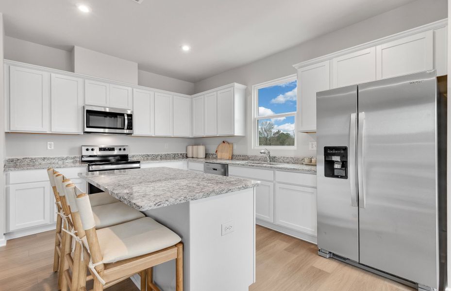 Modern Kitchen Design in Highlands of Carter's Station by Centex home builders Nashville Modern Kitchen Design in Highlands of Carter's Station by Centex home builders Nashville