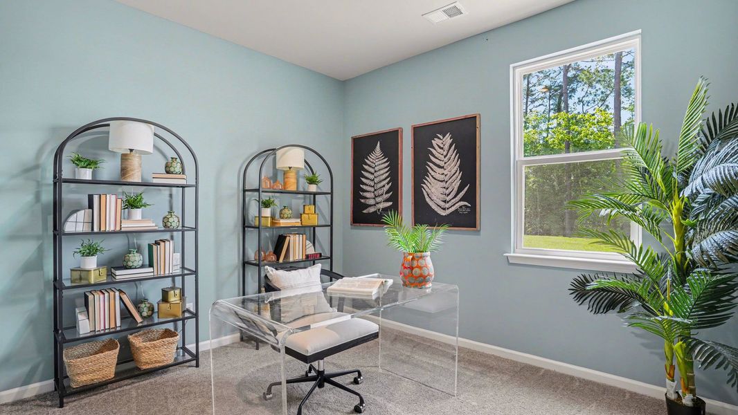Furnished interior in a model home at Hemingway Landing in Conway (Image 7).