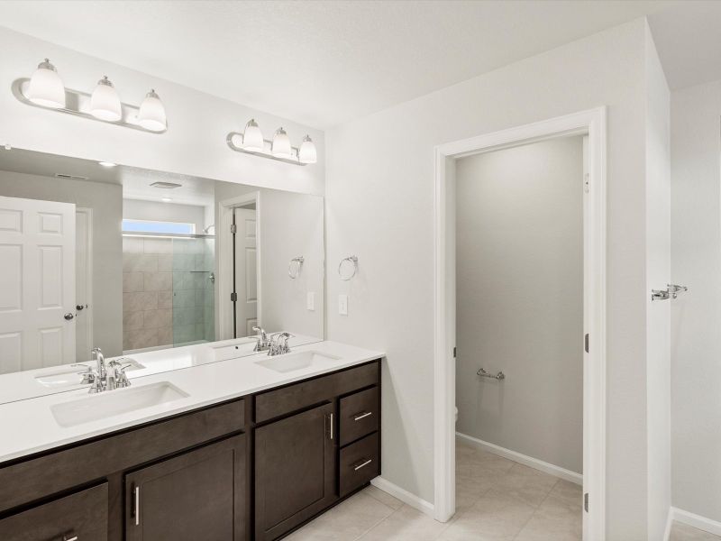 Furnished interior in a model home at Buffalo Highlands: The Canyon Collection in Commerce City (Image 7). Furnished interior in a model home at Buffalo Highlands: The Canyon Collection in Commerce City (Image 7).