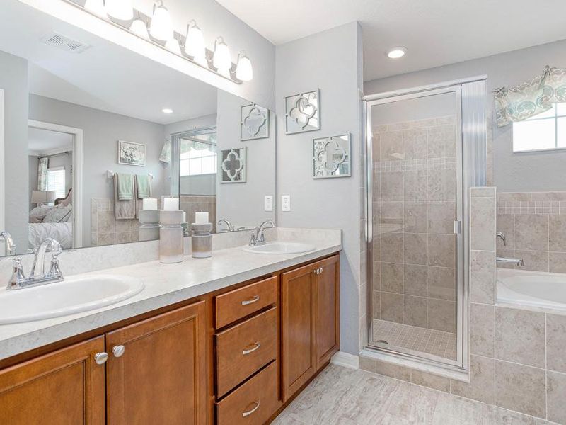 Your suite is complete with a private en-suite bath - Parker model home in Ocala, FL