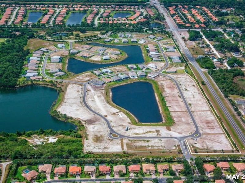Site preparation and early development at Bent Pine Preserve in Vero Beach, FL (Image 57).
