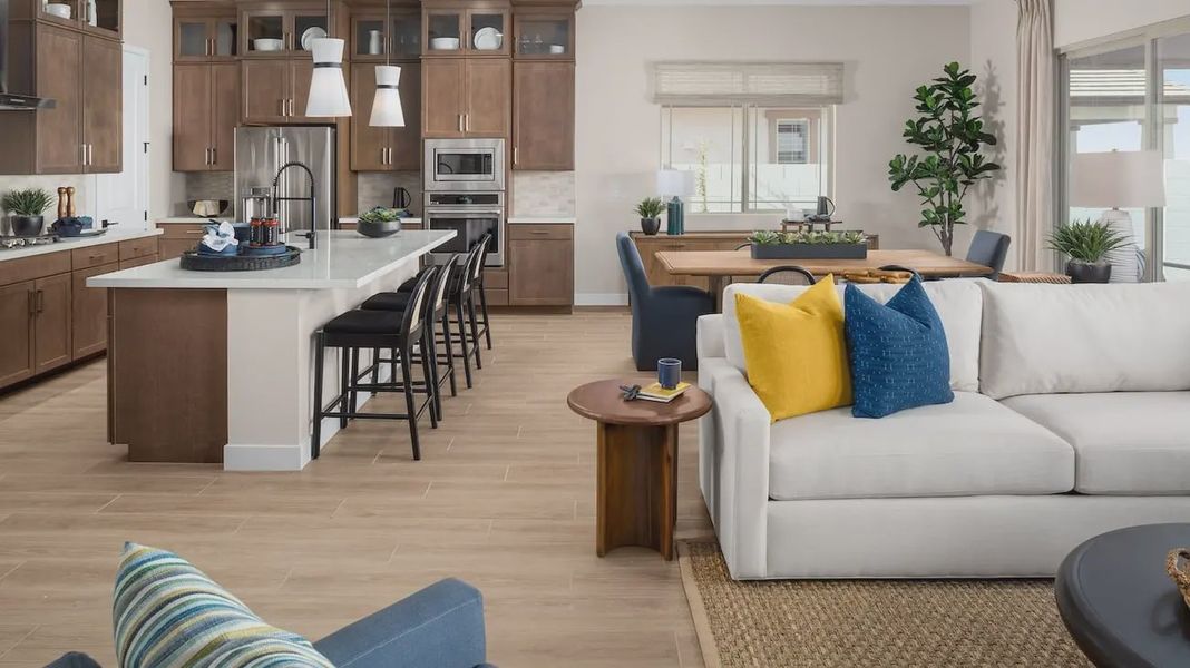 Furnished interior in a model home at The Estates at Frontera in Surprise (Image 5). Furnished interior in a model home at The Estates at Frontera in Surprise (Image 5).