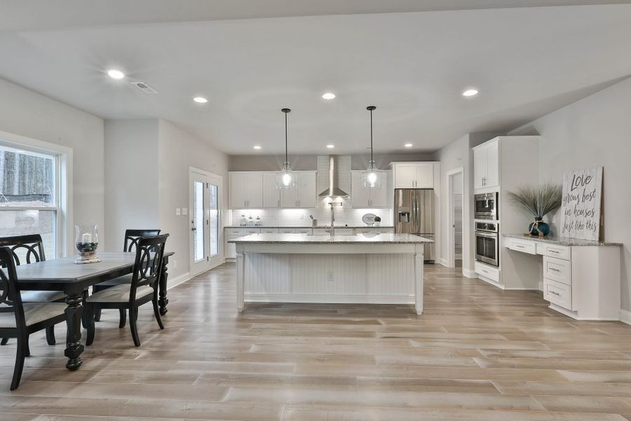 Furnished interior in a model home at Estates at Dorsett Bridge in Douglasville (Image 11).