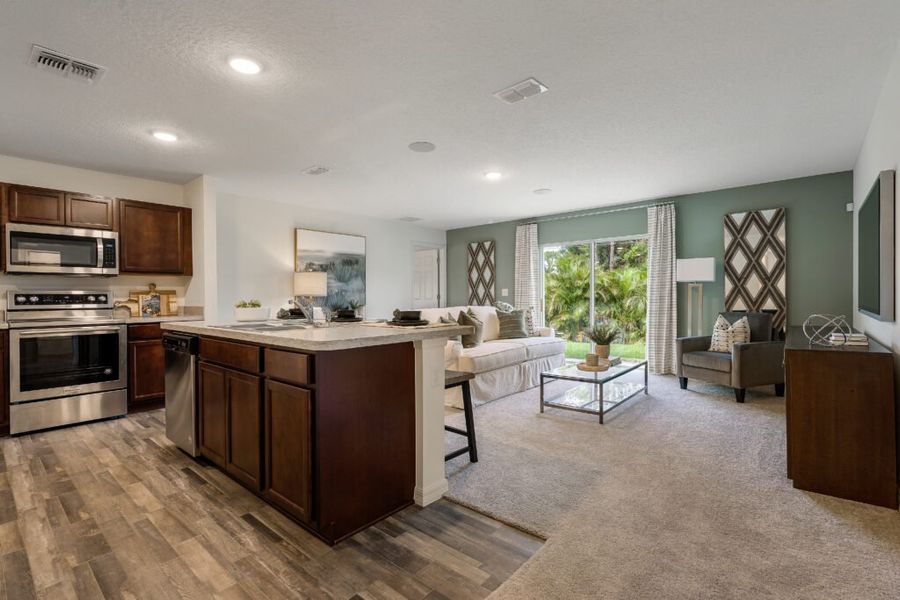 Furnished interior in a model home at Poinciana in Poinciana (Image 8).