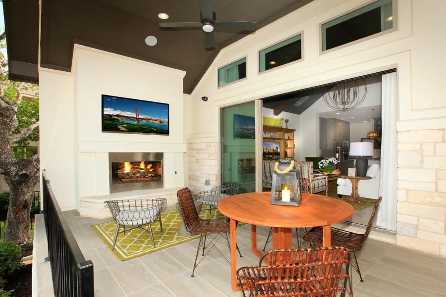 The Brady Outdoor Living Area