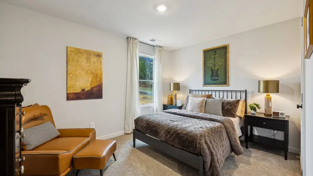 Furnished interior in a model home at Walnut Ridge in Lebanon (Image 64).