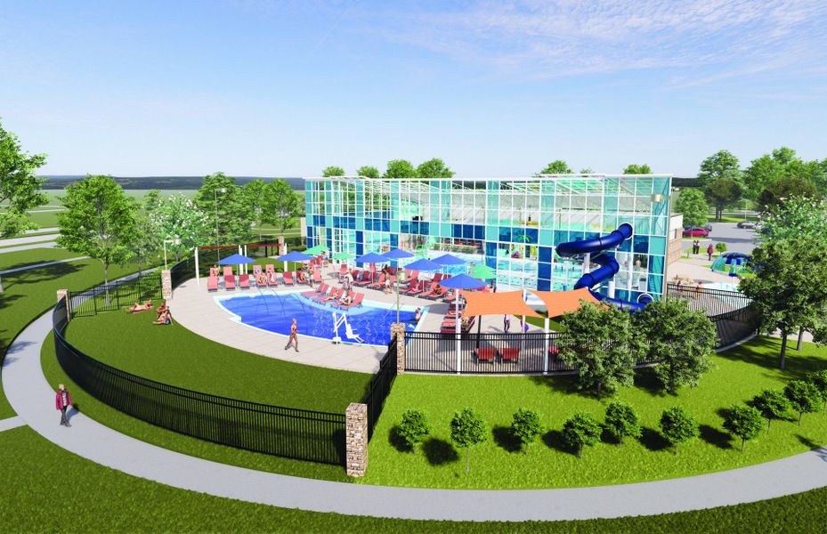 The Beach Club will offer a lap pool, climbing wall, slide, hot tub and private locker rooms.