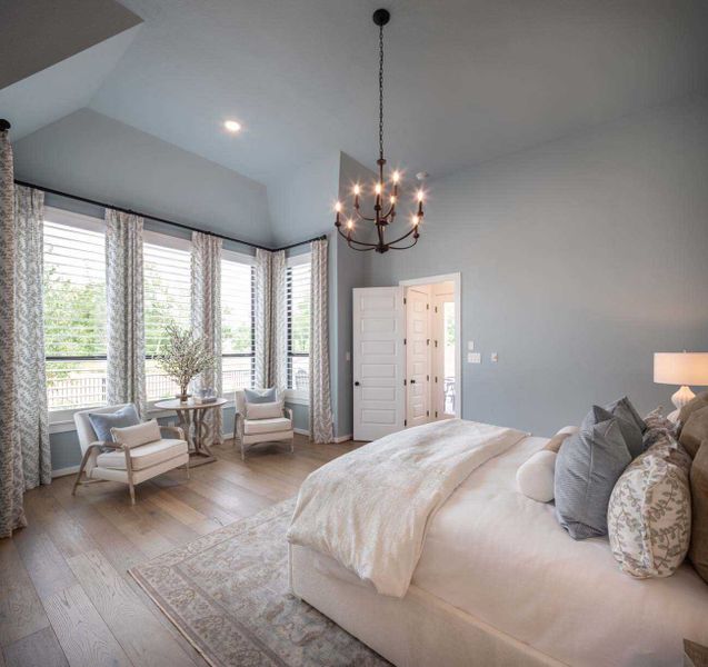 Furnished interior in a model home at Fulbrook on Fulshear Creek: 60ft. lots in Fulshear (Image 25).