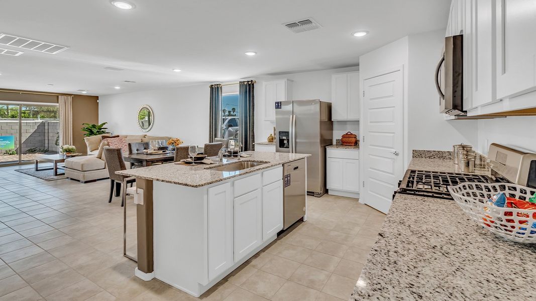 Furnished interior in a model home at Senita Crossing in Tucson (Image 4).