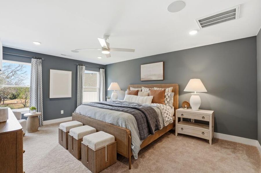 Furnished interior in a model home at Waterford Commons in Rock Hill (Image 51).