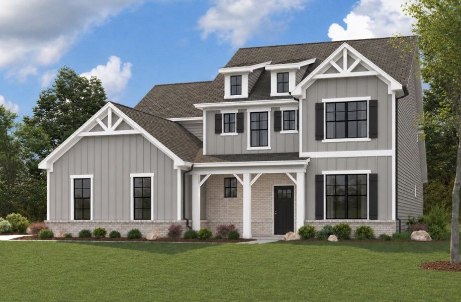 A house with a lawn in front. A house with a lawn in front.