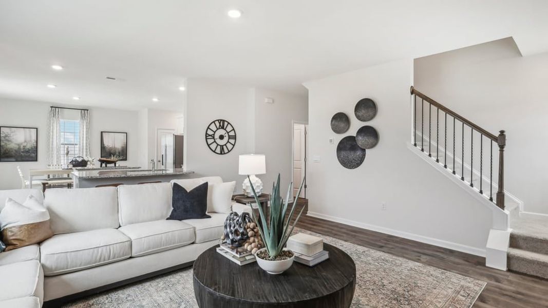 Furnished interior in a model home at Dail Farm in Farmville (Image 4). Furnished interior in a model home at Dail Farm in Farmville (Image 4).