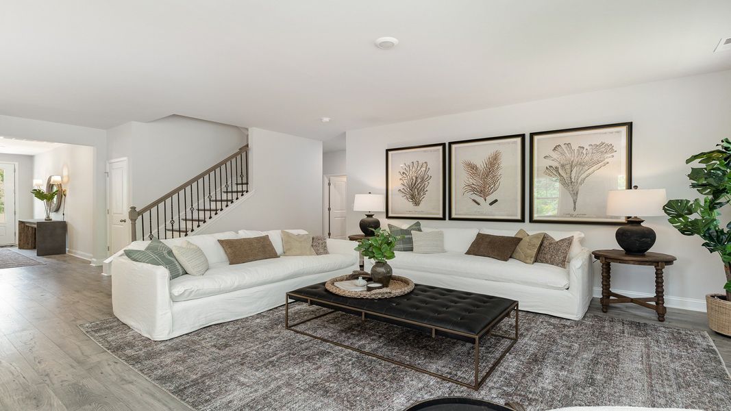 Furnished interior in a model home at Livingston Woods in Irmo (Image 15).