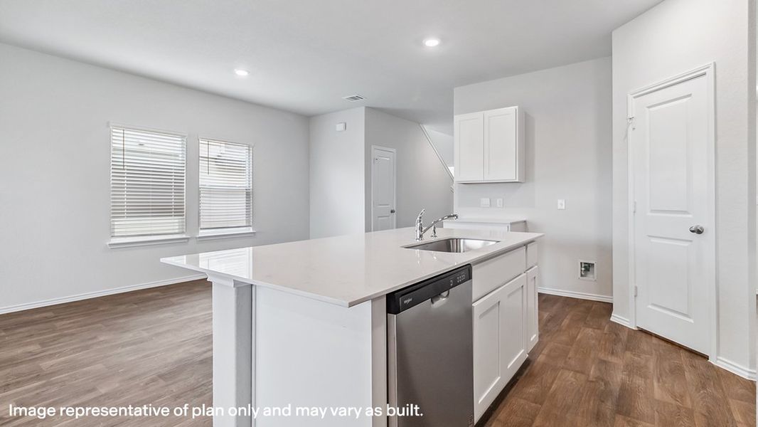 Furnished interior in a model home at Blue Ridge Ranch in San Antonio (Image 10).