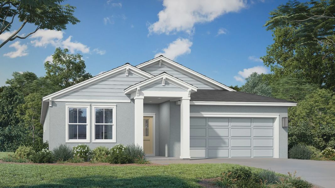 Front exterior of a home in the Willowbrook North community, located in Winter Haven, FL (Image 9).